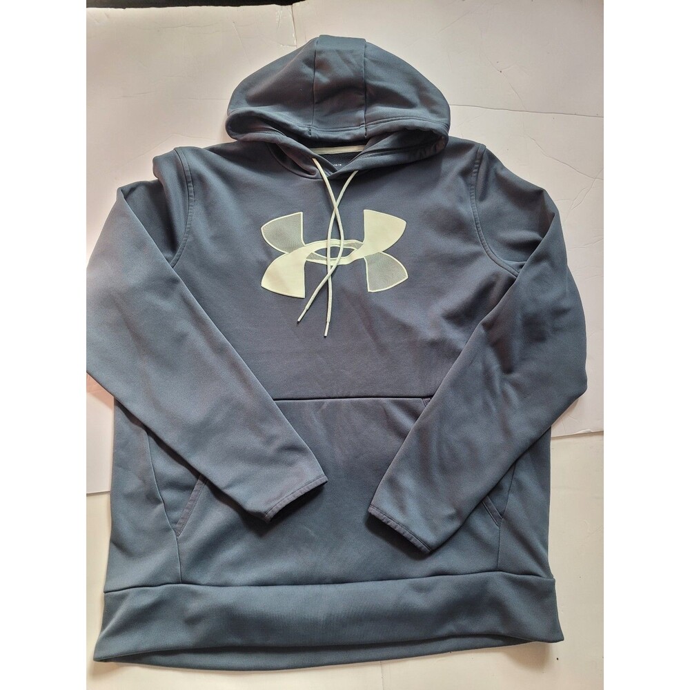 Under Armour ColdGear Fleece Hoodie – Gray – Size L